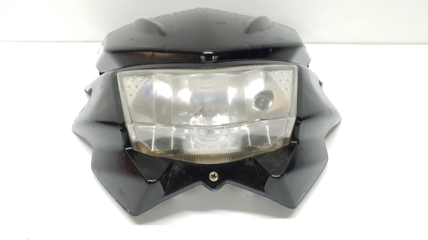 Plaque phare Yamaha montée sur Yamaha DT125LC 1987 n°6 Front light