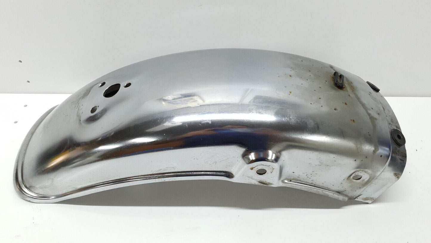 Garde boue arrière chrome Suzuki GN 125 2001 Réf : 63110-38313-000 Rear mudguard