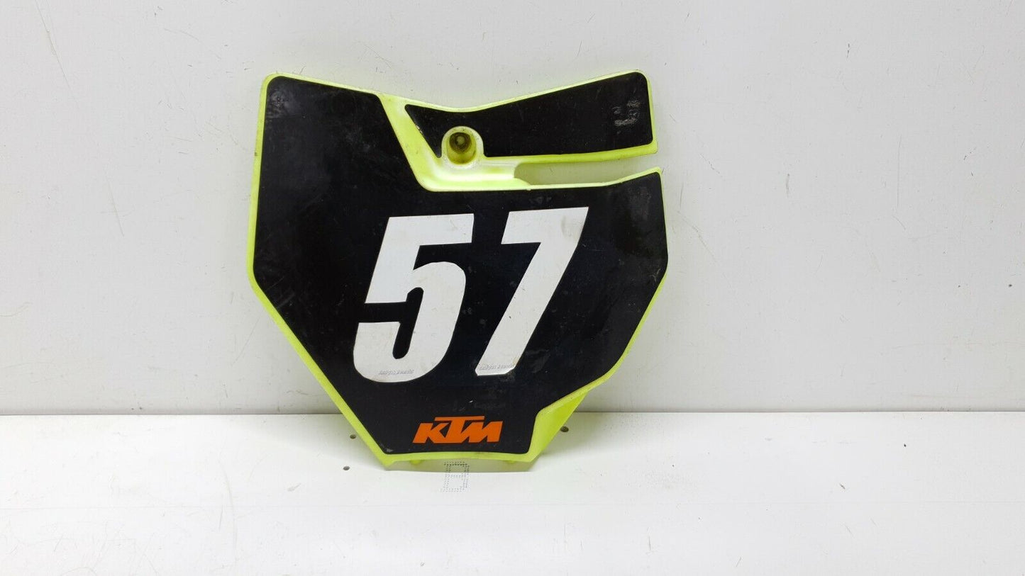 Plaque phare KTM 125 SX 1999 Réf : 5030800700004 Front cover