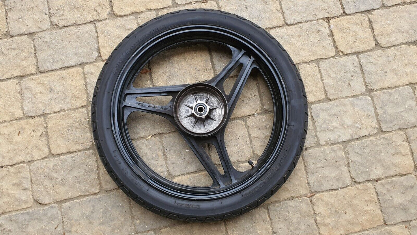 Roue arrière Yamaha YBR 125 2005 Réf : 4GU-F5338-10-33 Rear wheel