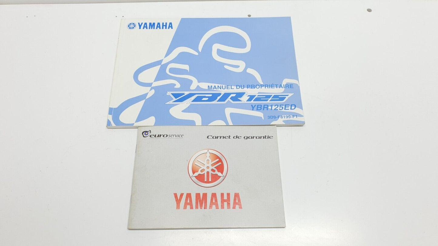 Manuels du propriétaire Yamaha YBR 125 2007 Réf : 3D9-F8199-E1-00 owner's manual