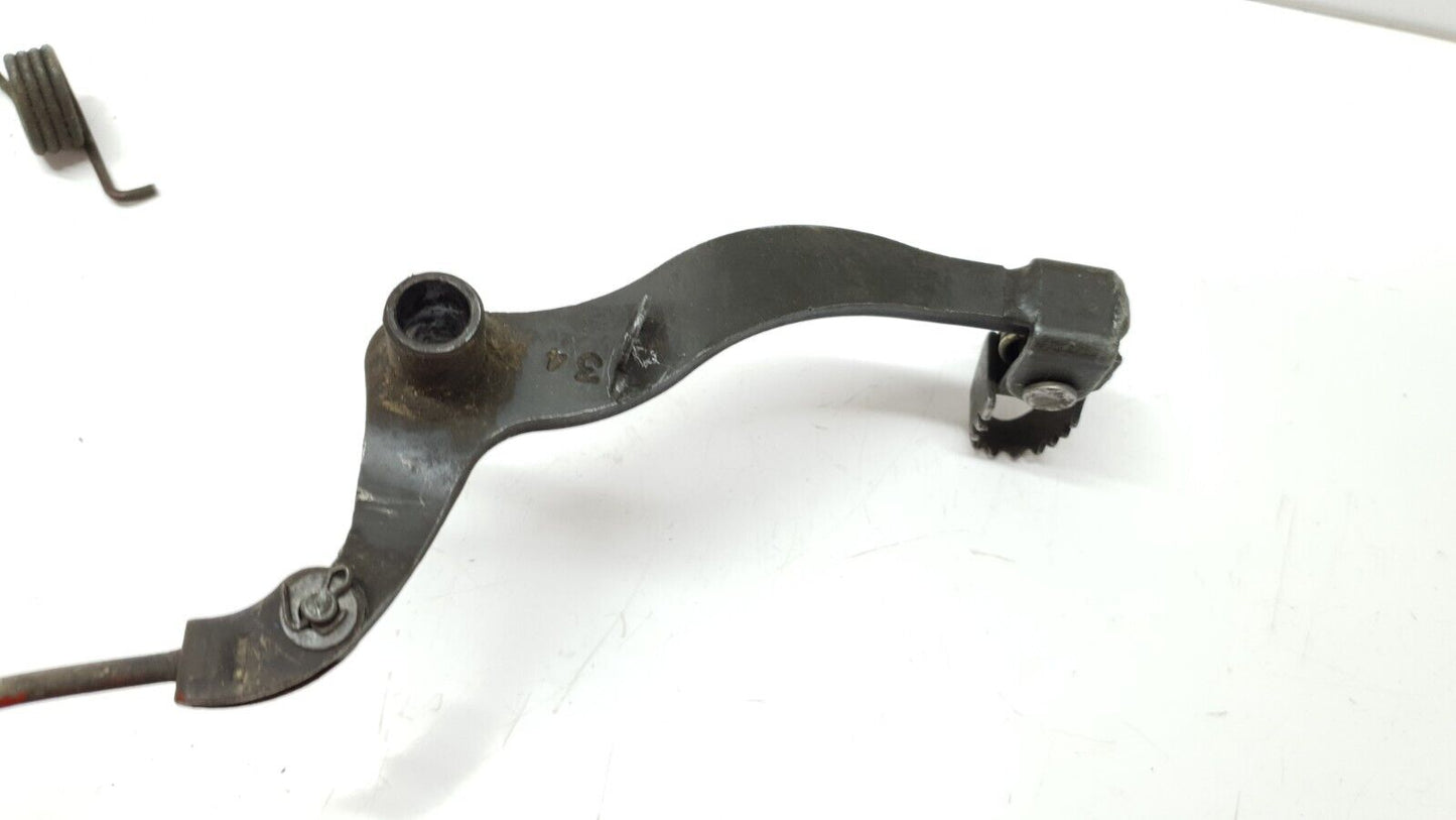 Pédale de frein arrière Yamaha DT125LC 1987 n°12 Réf 34X-27211-00-00 Rear pedal