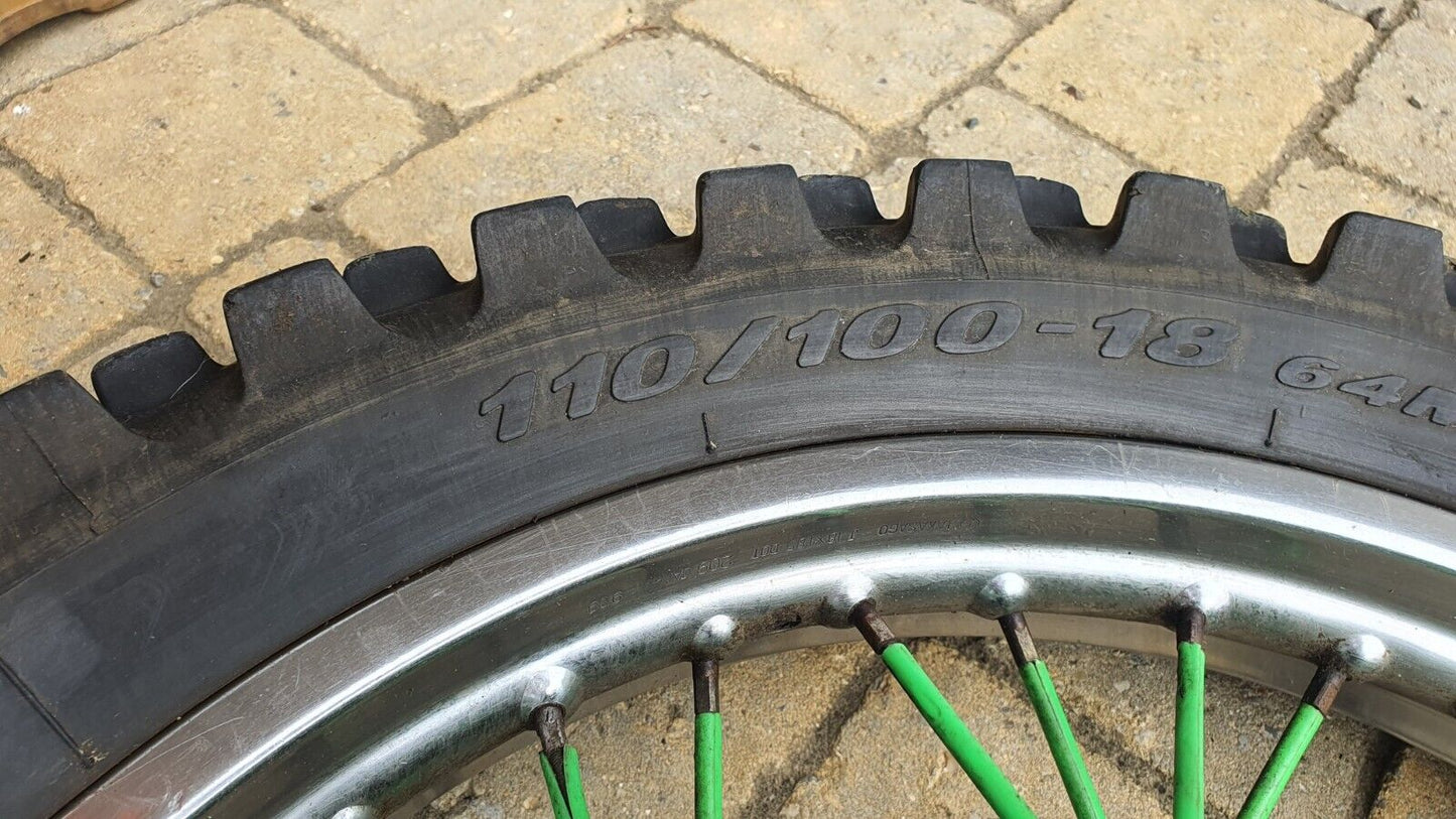 Roue arrière Yamaha DT125LC 1984 34Y Rear wheel