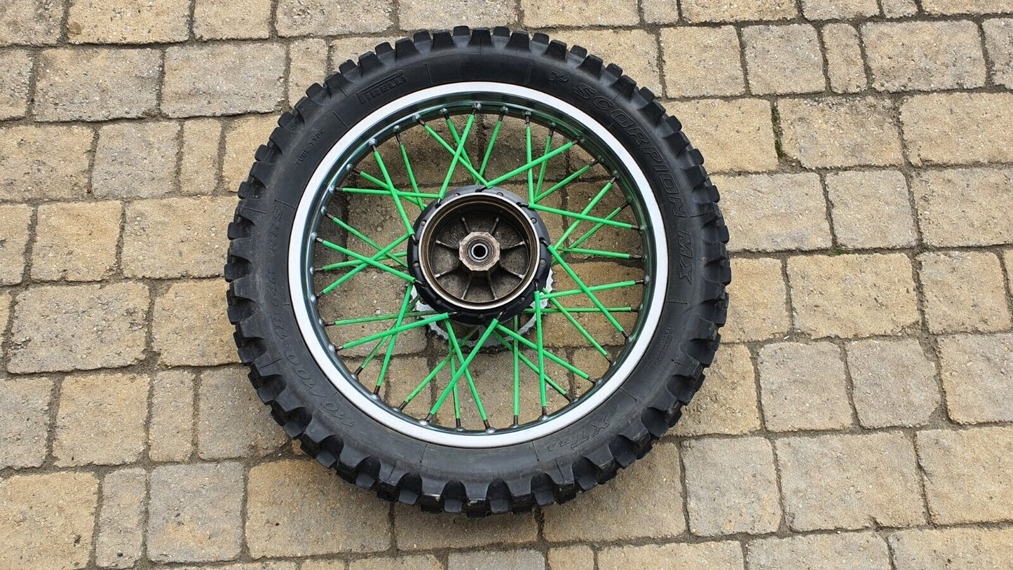 Roue arrière Yamaha DT125LC 1984 34Y Rear wheel