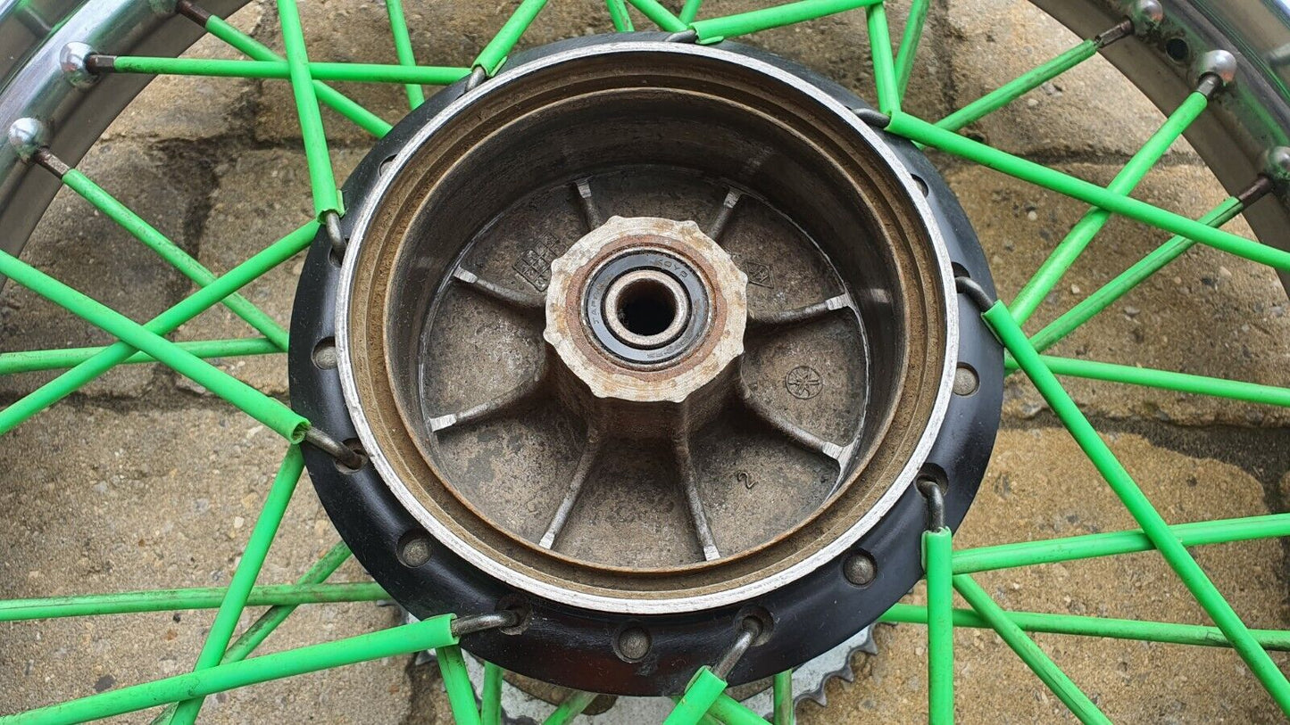 Roue arrière Yamaha DT125LC 1984 34Y Rear wheel