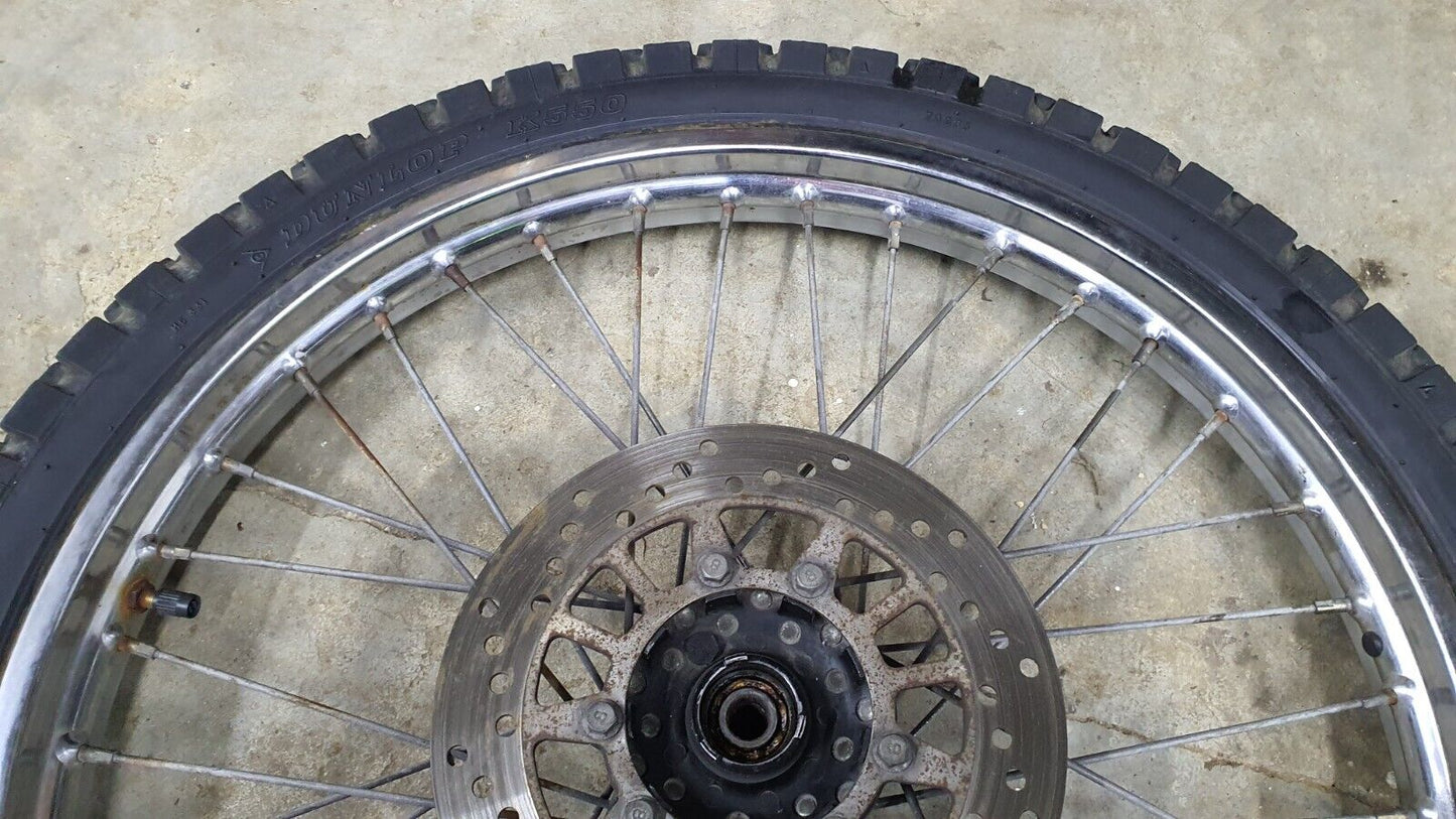 Roue avant Yamaha DT125LC 1987 n°11 Réf : 94416-21392-00 Front wheel