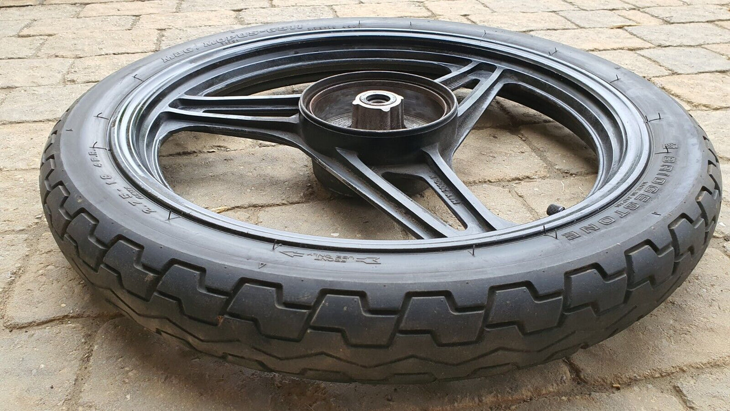 Roue arrière Yamaha YBR 125 2005 Réf : 4GU-F5338-10-33 Rear wheel