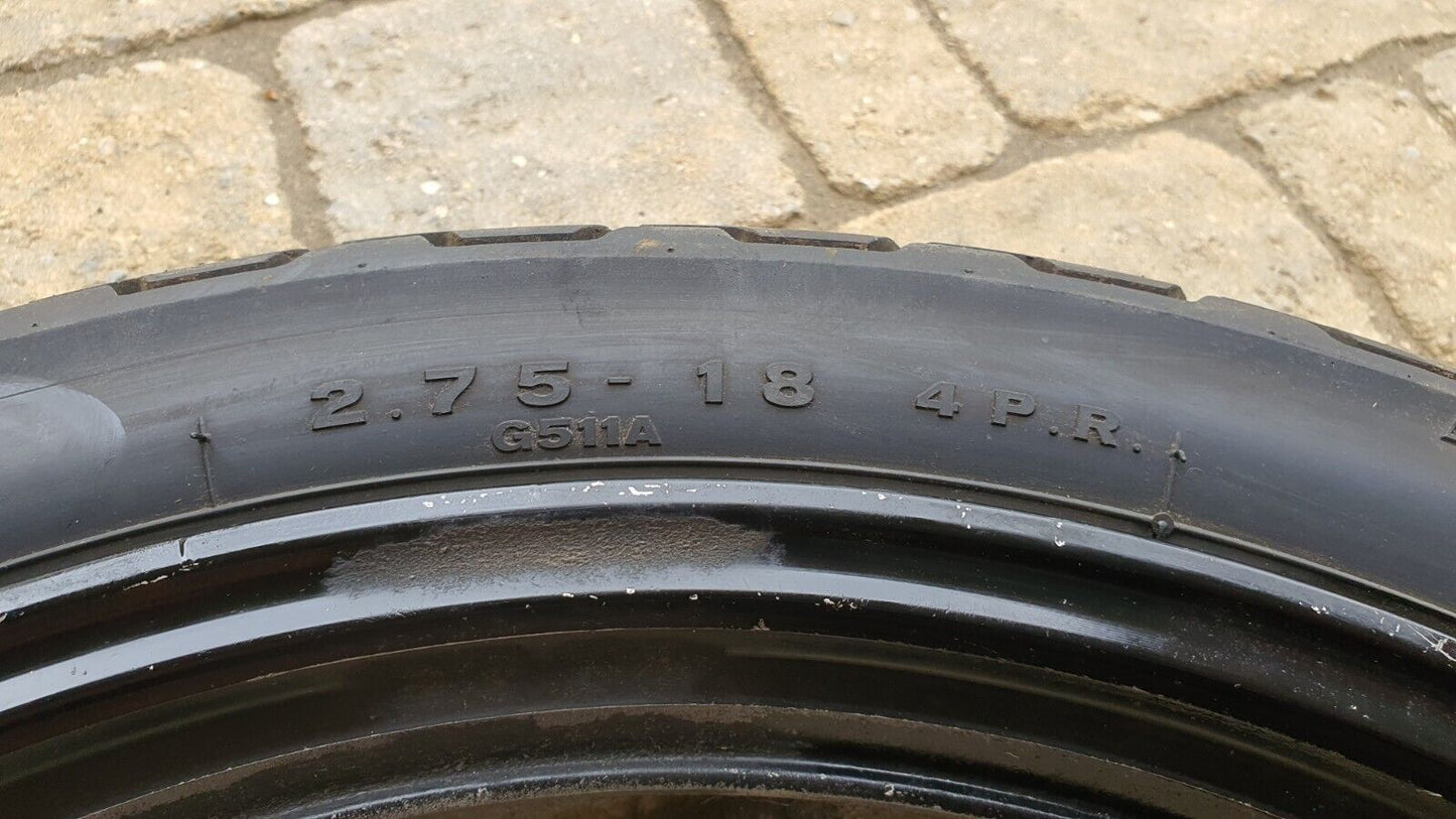 Roue arrière Yamaha YBR 125 2005 Réf : 4GU-F5338-10-33 Rear wheel