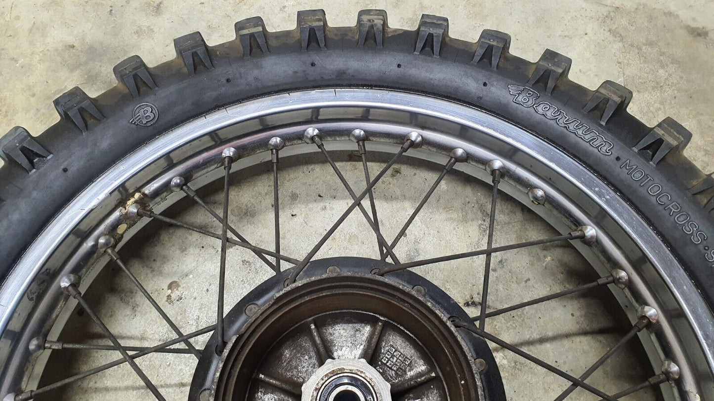 Roue arrière 1-2 Yamaha DT125LC 1987 n°10 Réf : 94418-18171-00 Rear wheel