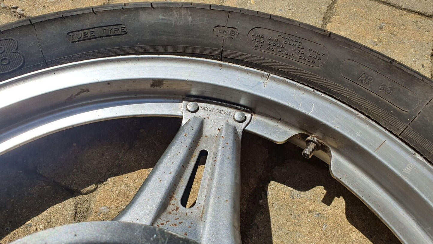 Roue arrière Honda CB125T 1978 N°2 Réf : 42701-399-003 Rear wheel