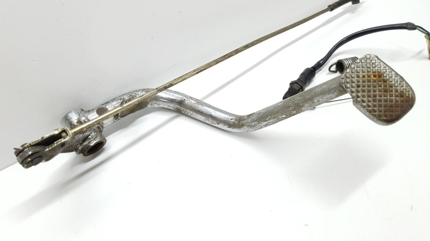 Pédale de frein arrière Honda CB 125 Twin 1980 Réf : 46500-399-000 R brake pedal